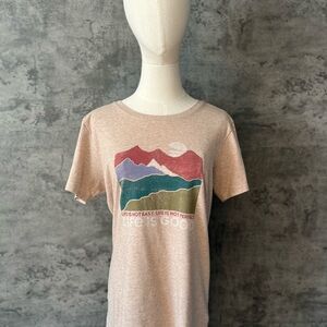 Graphic Short Sleeve Tee - Beige